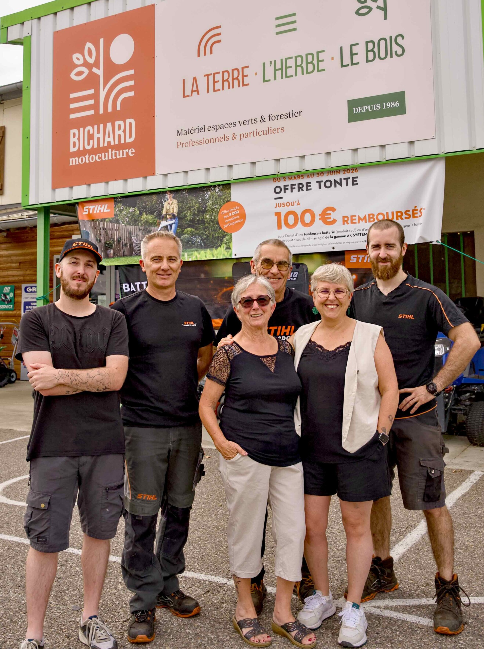 Team BICHARD MOTOCULTURE à Gerbaix, Novalaise (73)